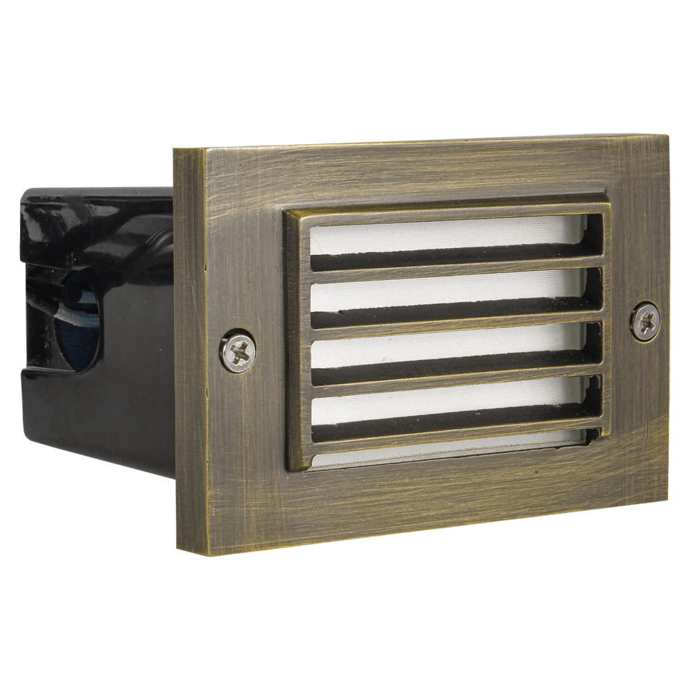 STB02-Brass Step Light | Light Bulbs and More